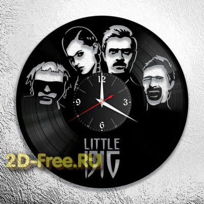 Часы из пластинки русская музыка Little Big