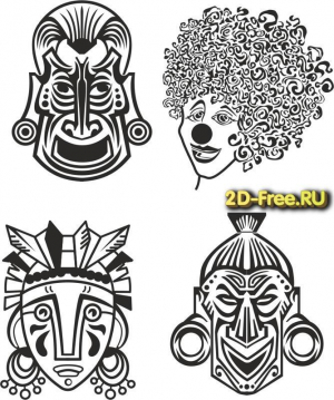 Векторы набор Free Vectors for Laser Cutting 123