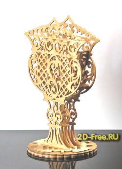 Кубок ножки 2D макет