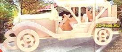 Машинки carro antiguo 2D макет