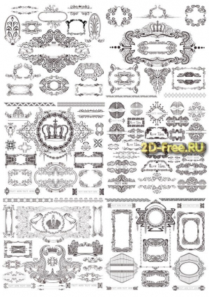 Векторы набор Free Vectors for Laser Cutting 222