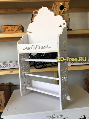 Макет полки файл dxf