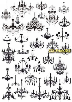 Векторы набор Free Vectors for Laser Cutting 216