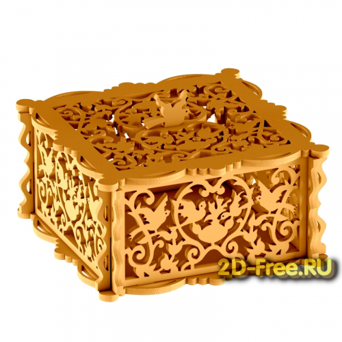 Шкатулка для лазерной резки 12