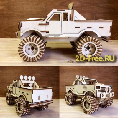 BIG-FOOT макет машины