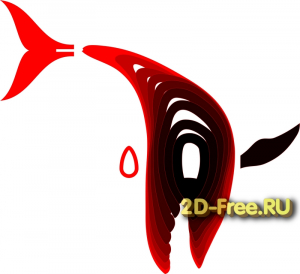 Кит 2D модель