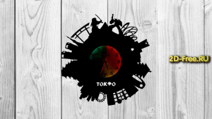 Часы Tokio макет 95 формат cdr