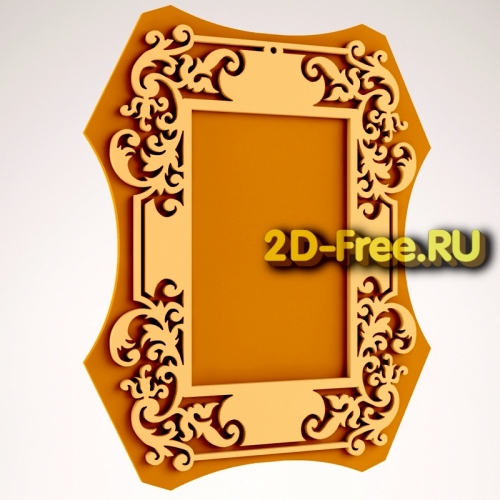 Рамка под фото резная формат CDR
