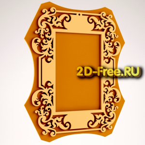 Рамка под фото резная формат CDR