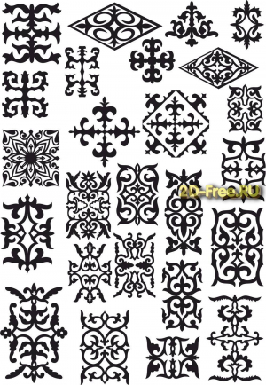 Векторы набор Free Vectors for Laser Cutting 243