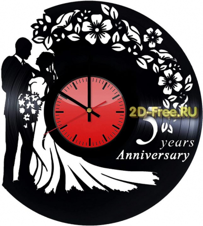 Часы 5 лет вместе формат cdr