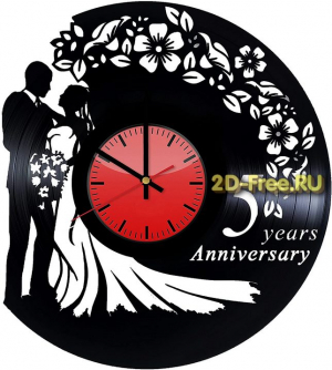 Часы 5 лет вместе формат cdr
