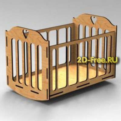 Детская кроватка качалка cdr
