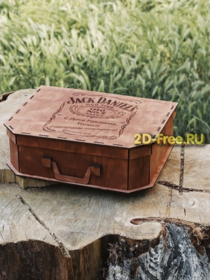 Коробочка подарок файл для резки