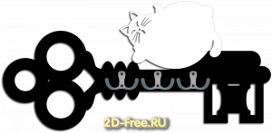 Ключница макет для лазерной резки 05