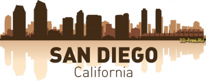 Vector American cities San Diego cdr format