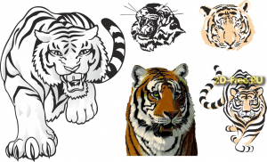Векторы набор Free Vectors for Laser Cutting 240
