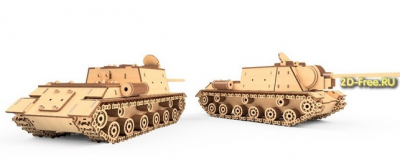 Танк Isu 152 чертеж макет