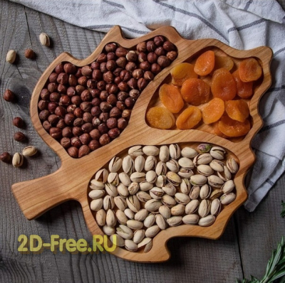 Менажница 2D макет для лазерной резки 5