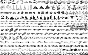 Векторы набор Free Vectors for Laser Cutting 017