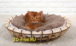 Круглая лежанка