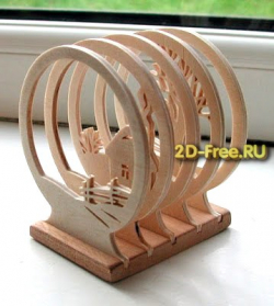 Туннель зима 2D макет