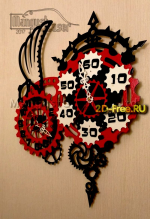 Часы макет модели 13 cdr формат