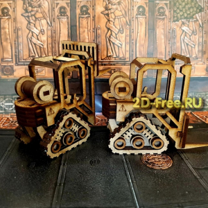 Электрокар модель dxf
