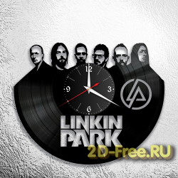 Часы из пластинки музыка Linkin Park 3