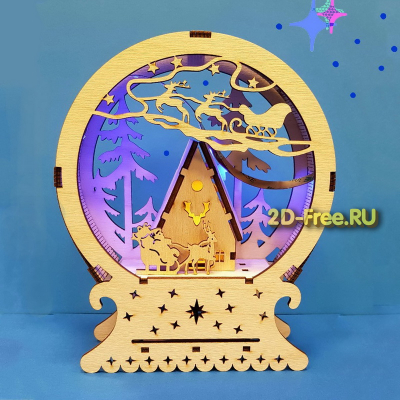 Новогоднее настроение на стол формат cdr