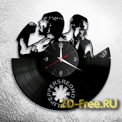 Часы из пластинки музыка Red Hot Chili Peppers 3