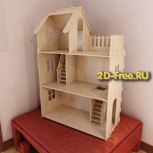 Кукольный дом макет cdr