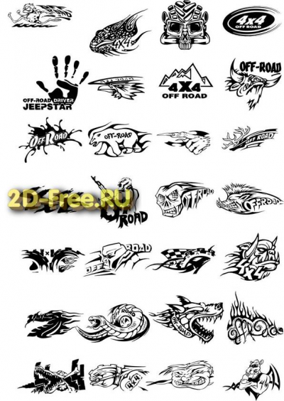 Векторы набор Free Vectors for Laser Cutting 255