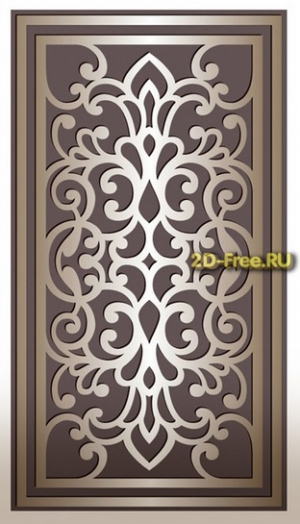 Панель Laser Cut Free Vector 04
