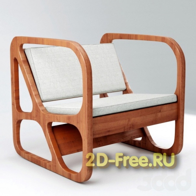 Кресло 2D макет для лазерной резки