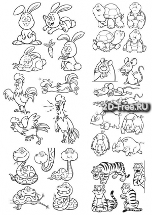 Векторы набор Free Vectors for Laser Cutting 148