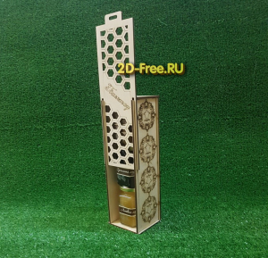 Коробка под бутылку cdr формат