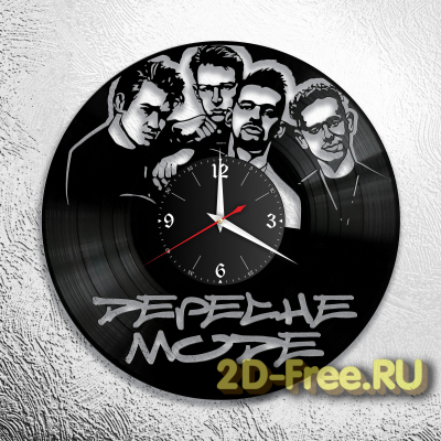 Часы из пластинки музыка Depeche Mode 1