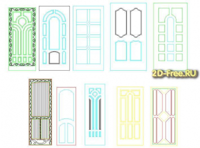 Векторы набор Free Vectors for Laser Cutting 246