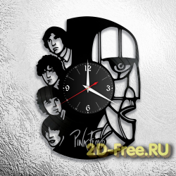Часы из пластинки музыка Pink Floyd 2