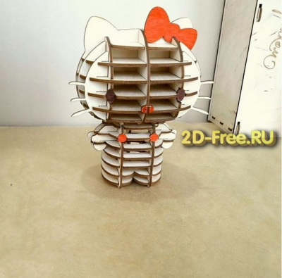 Hello Kitty модель для лазера