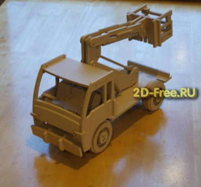 Автопогрузчик макет машины cdr