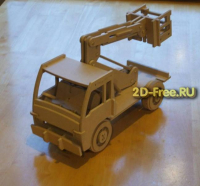 Автопогрузчик макет машины cdr