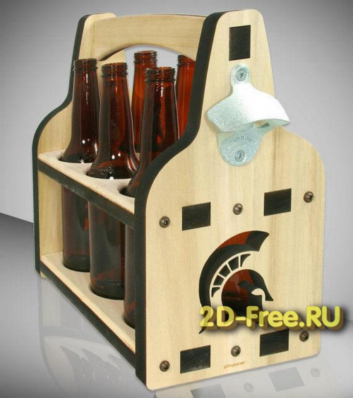 ящик под пиво для лазерной резки Cdr