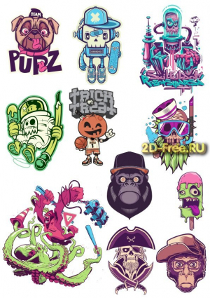 Рисунки на футболки T-shirt vector free 13