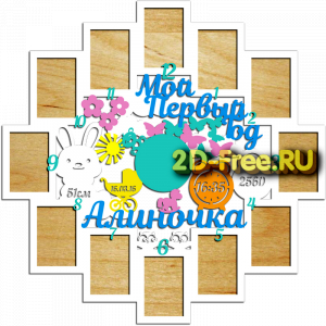 Фоторамка детская с метрикой 18