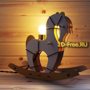 Лошадка ночник формат cdr