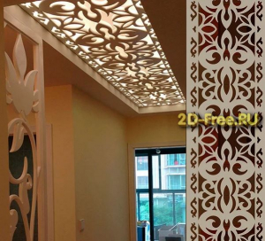 Панель Laser Cut Free Vector 02