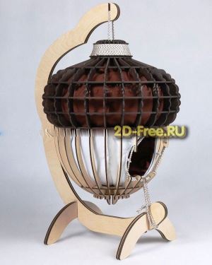 Дом для кошки дизайнерский cdr dxf