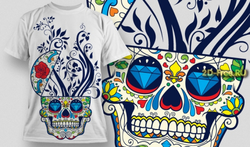 Рисунки на футболки T-shirt vector free 26